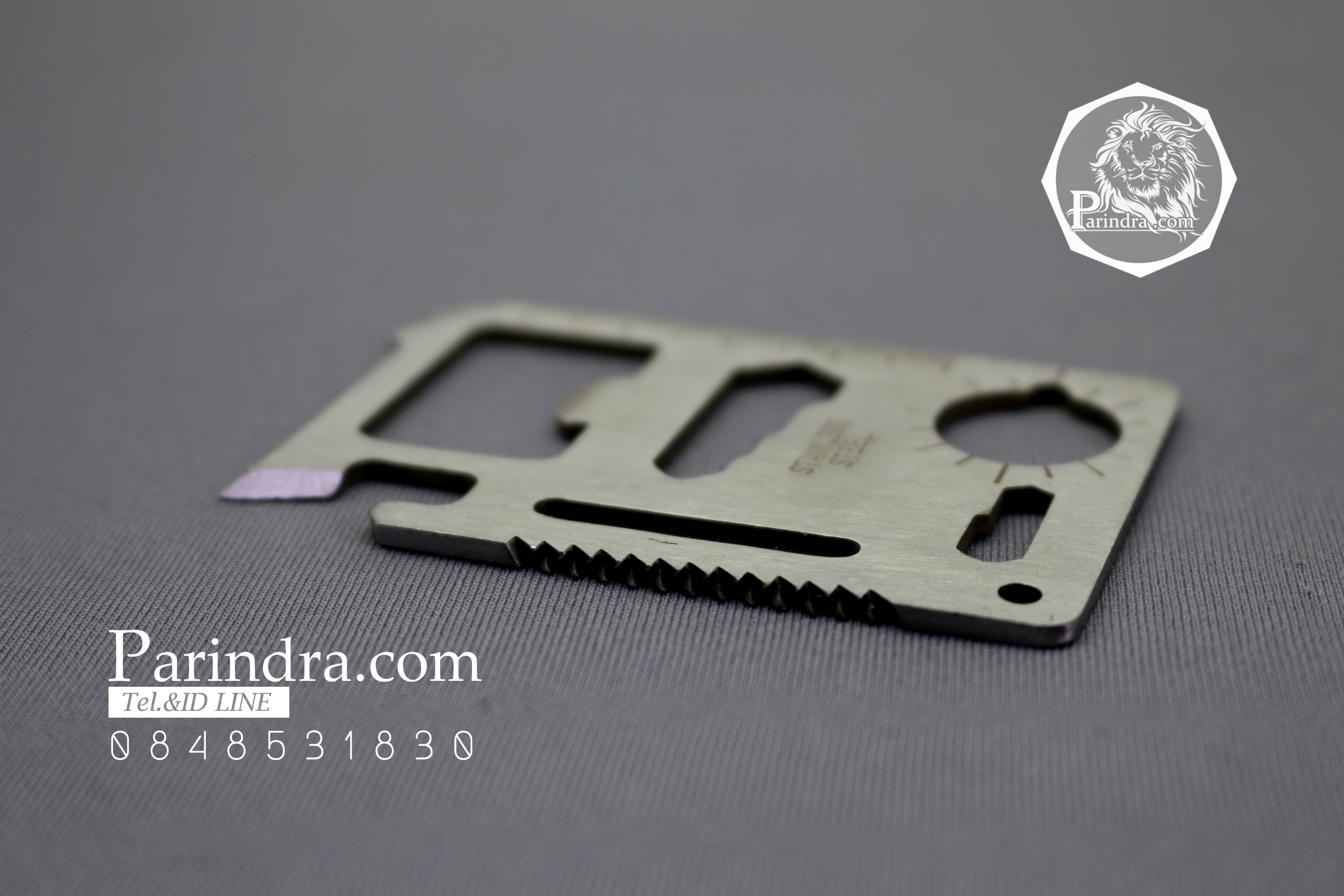 การ์ดสแตนเลส Multitool อเนกประสงค์ ใช้งานได้หลากหลาย