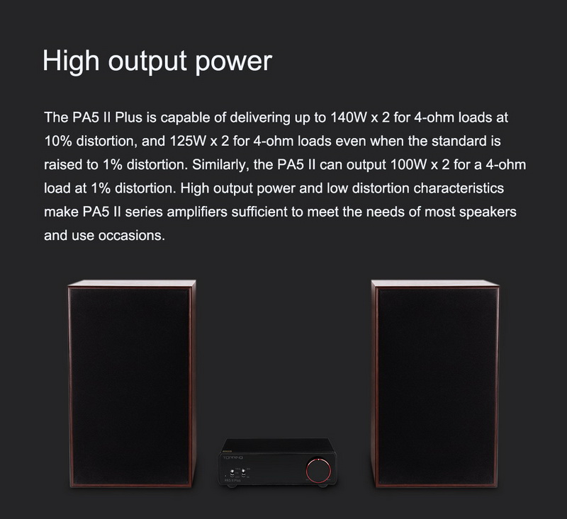 Topping PA5ii Plus แอมป์ตั้งโต๊ะ Class D โครงสร้าง Fully Balanced ประกันศูนย์ไทย