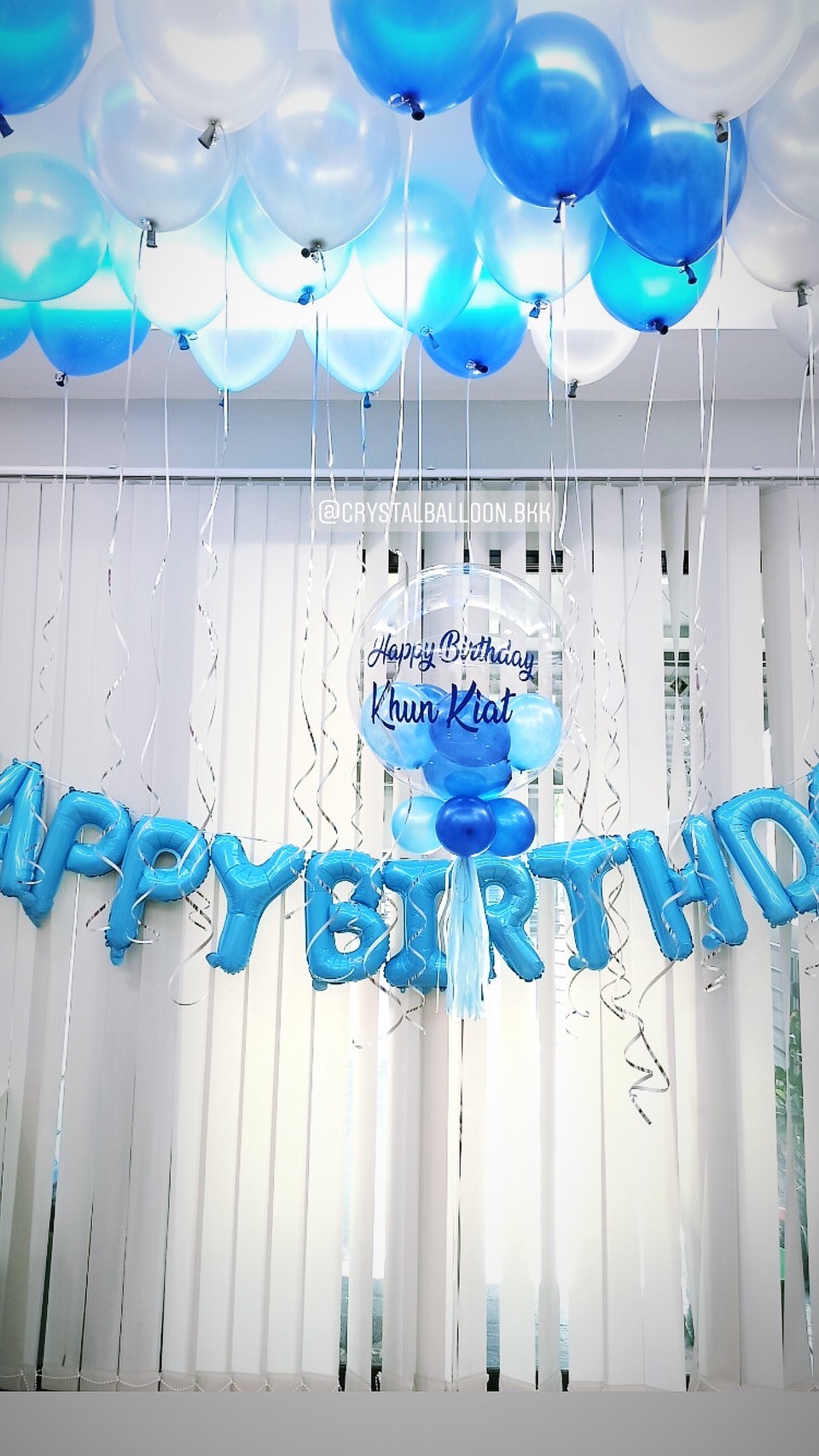 ลูกโป่ง วันเกิด Bubble USA 24" พร้อม ฟอยล์ตัวอักษร Happy Birthday พร้อม ลูกโป่งลอยฝ้า พร้อมตกเเต่ง สามารถเปลี่ยนสีลูกโป่ง/เปลี่ยนสี-ฟอยล์ตัวอักษรได้
