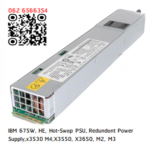 IBM X3650 M2, M3,Power Supply,IBM 675W,12V,55A,mute,Power Supply,39Y7201,39Y7218