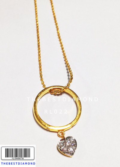 RL022 แหวน2in1 ใส่เป็นแหวน หรือ ห้อยเป็นจี้ ได้ ตรงตุ้งติ้งเป็นรูปหัวใจ น่ารักมากๆๆ คุ้มสุดๆๆ เพชรวิ๊งๆ