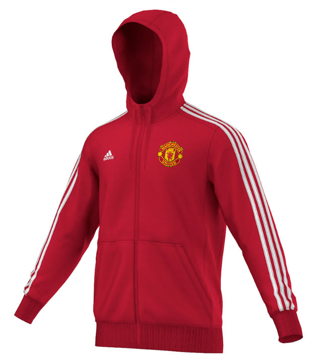 เสื้อฮู้ดแมนเชสเตอร์ ยูไนเต็ด Core Full Zip Hoody Red