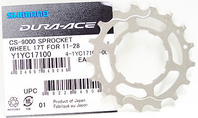 ใบสเตอร์หลัง DURA-ACE, CS-R9100/CS-9000 ขนาด 17T Y1YC17100