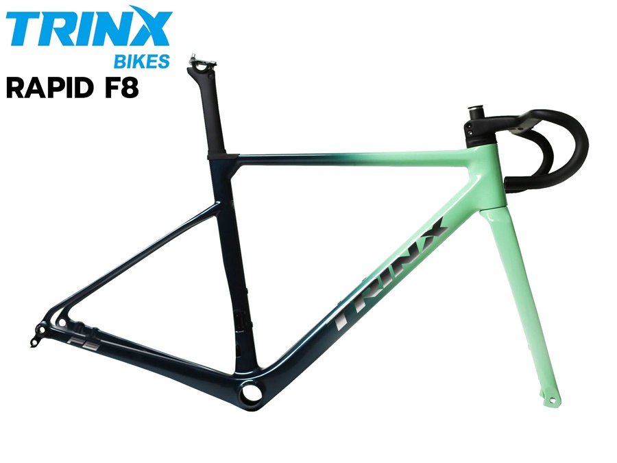 เฟรมเสือหมอบ TRINX รุ่น RAPID F8 DISC BRAKE เฟรมคาร์บอน T800 Frame Full Carbon NEW 2024