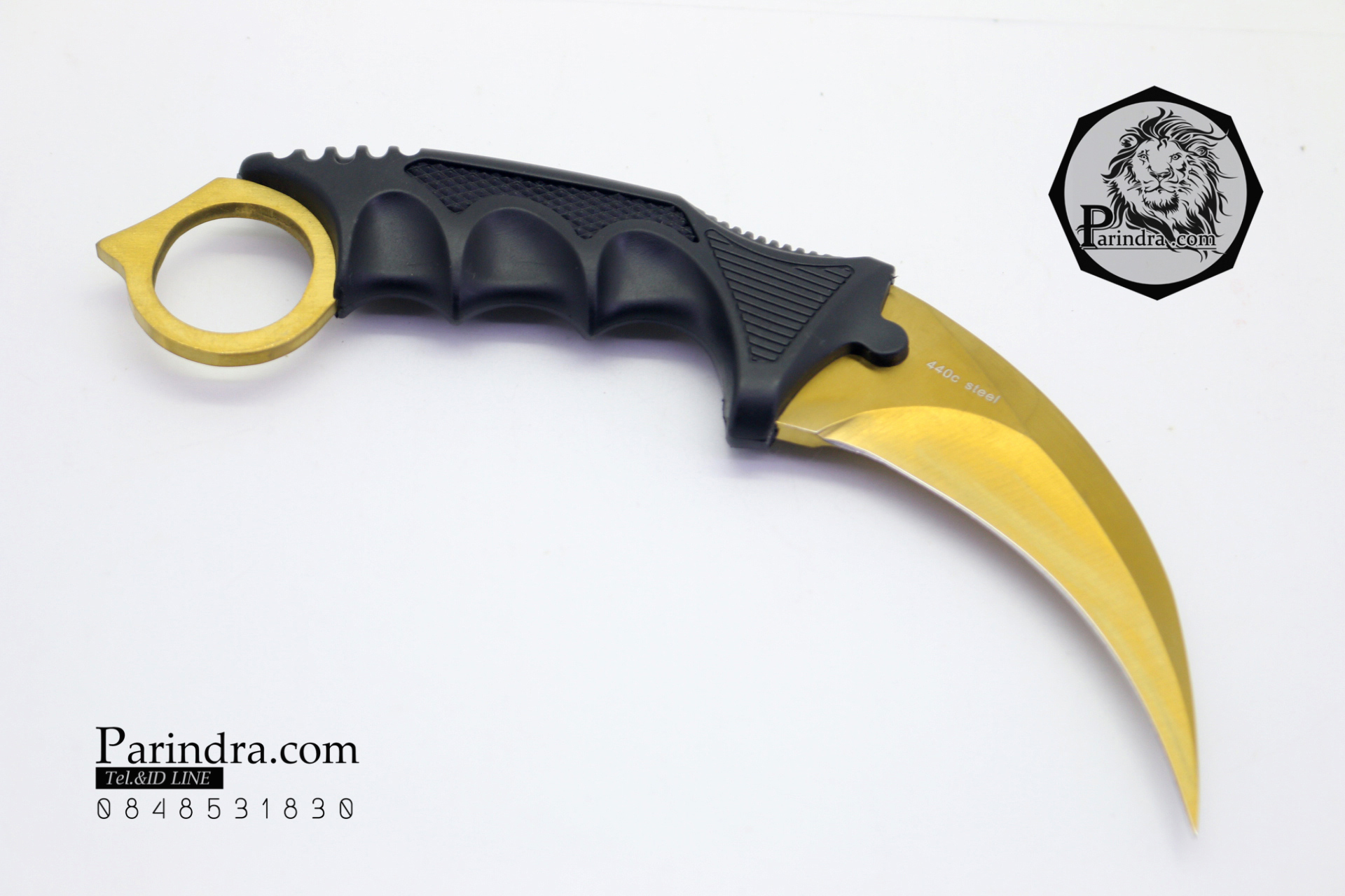 มีดคารัมบิต (Karambit) Honshu (OEM) ใบสีทอง คมกริบ