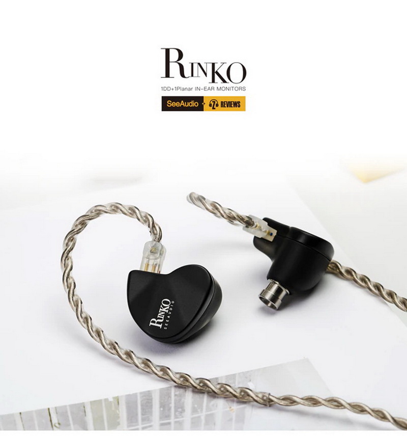 SeeAudio x Z Reviews Rinko หูฟัง 2 ไดรเวอร์ 1DD+1Planar ประกันศูนย์ไทย