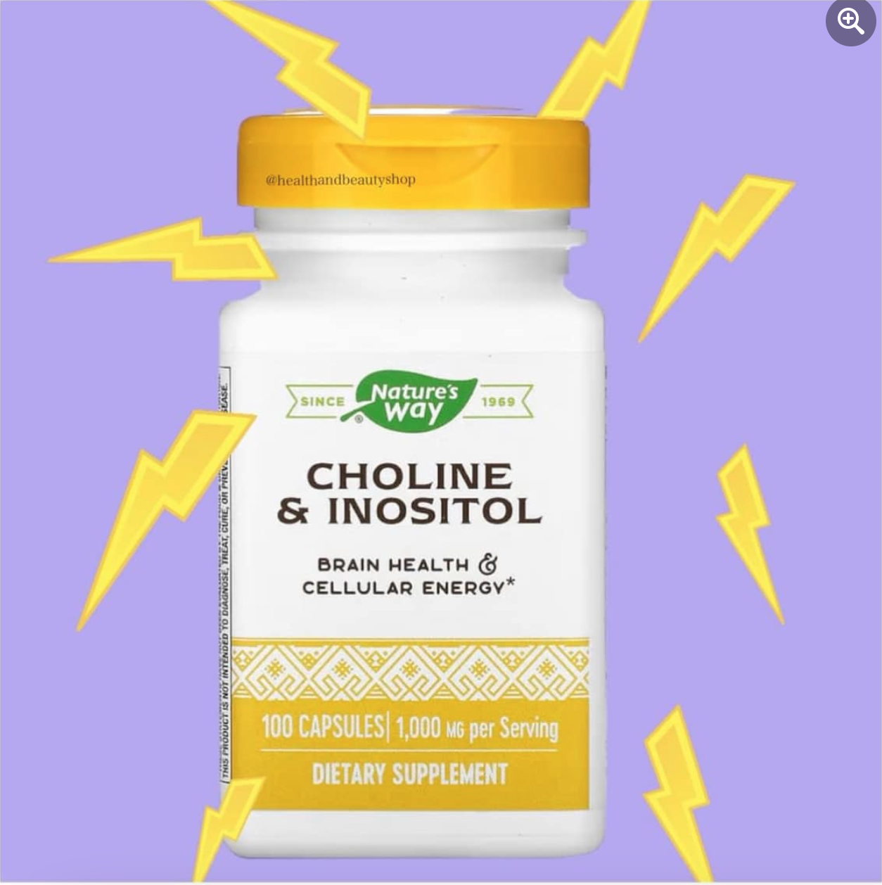 Nature's Way, Choline & Inositol 500 mg 100 Capules