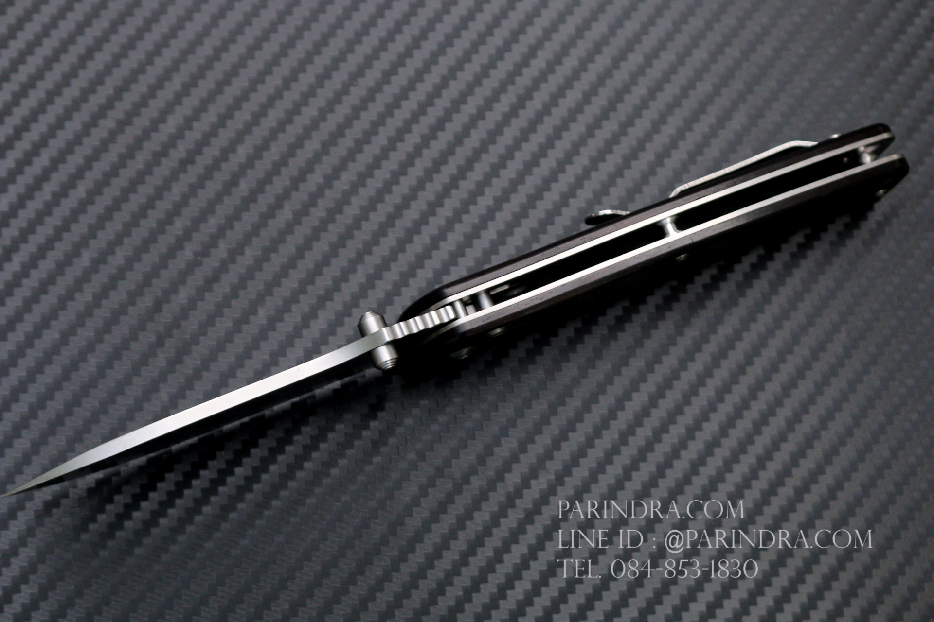 มีดพับ Ganzo รุ่น G7412-WD2-WS ด้ามไม้สีดำ ของแท้ 100%