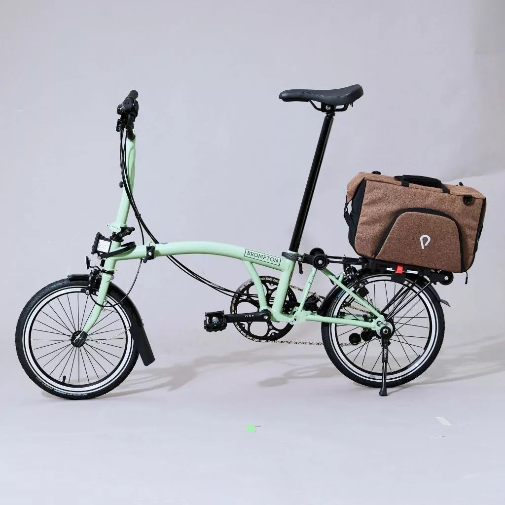 VINCITA C056B ขาตั้งจักรยาน Brompton | ไม่ต้องถอดกระเป๋าหลัง | อลูมิเนียม CNC | น้ำหนักเบา 120 กรัม | เข้ากับ A Line / C Line