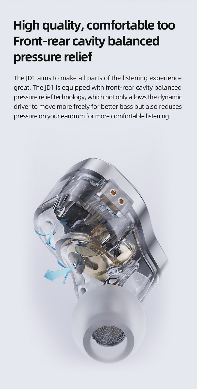 FiiO Jade Audio JD1 หูฟัง IEM ไดรเวอร์ Dynamic สุดคุ้ม รองรับ Hi-Res ประกันศูนย์ไทย