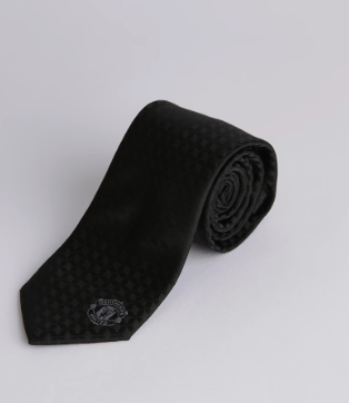 เนคไทแมนเชสเตอร์ ยูไนเต็ด Black Tonal Crest สีดำของแท้