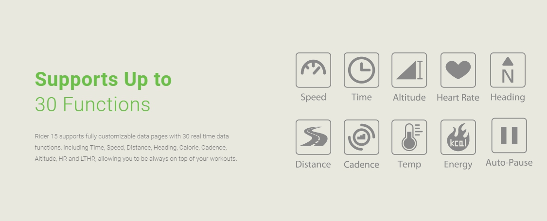 ไมล์ Bryton Rider 15 Bicycle computer ไมล์จักรยานสุดคุ้มจาก BRYTON
