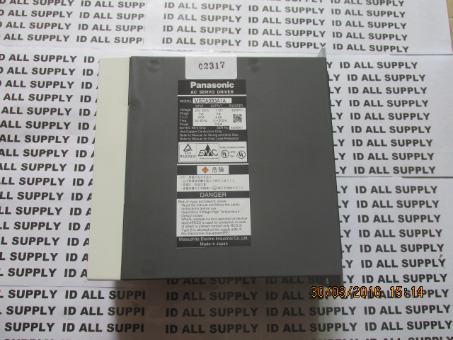 SERVO DRIVE “ PANASONIC ” รุ่น MSDA083A1A