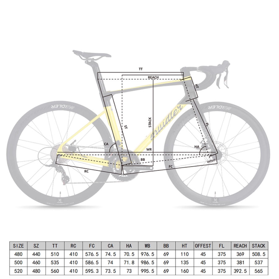 Muidler Hades 600 Carbon Road Bike – 24-Speed, 8.9kg Ultra-Light 2025 Model