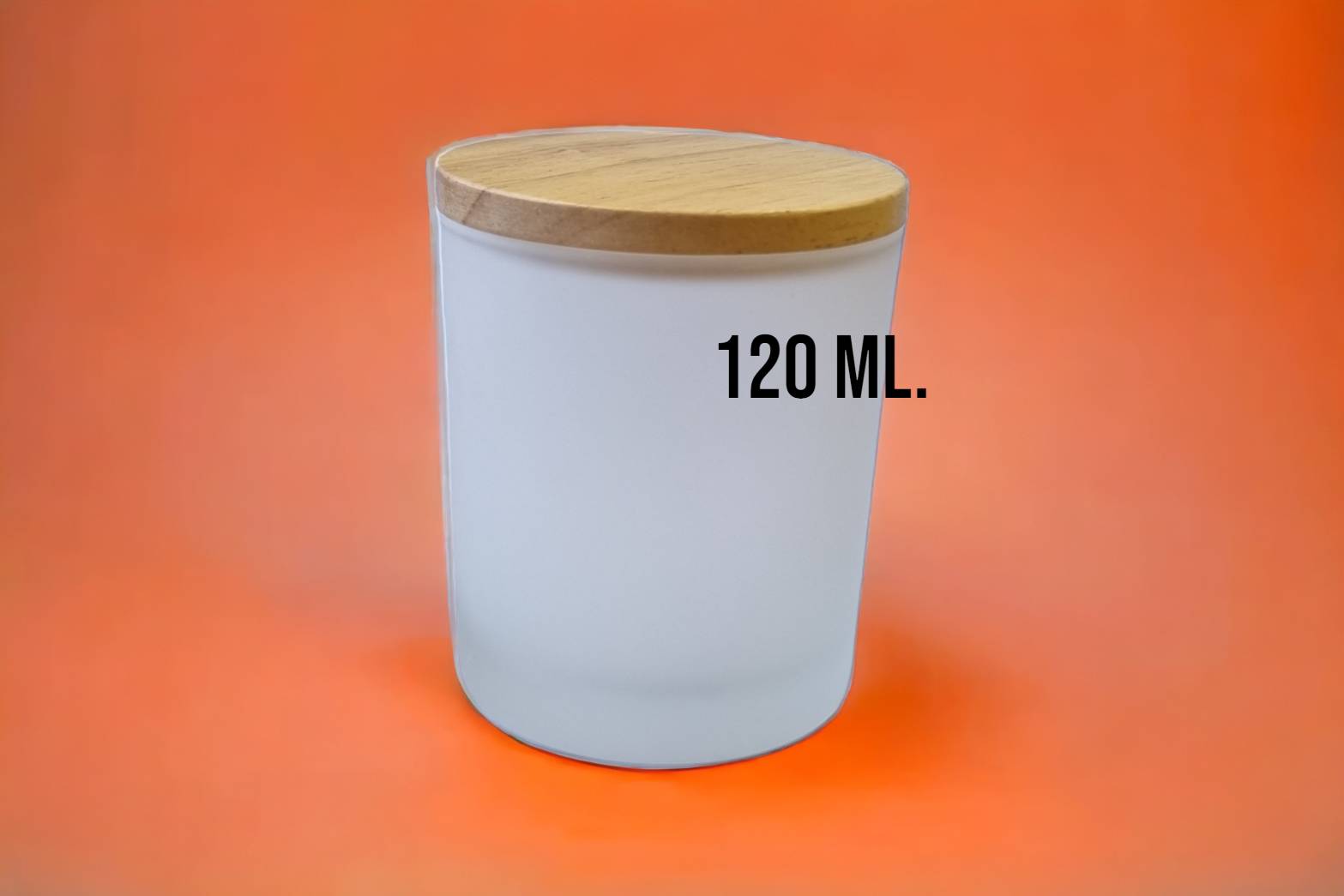 แก้วขุ่น ขนาด 4.2 oz. (120 ml.) + ฝาไม้
