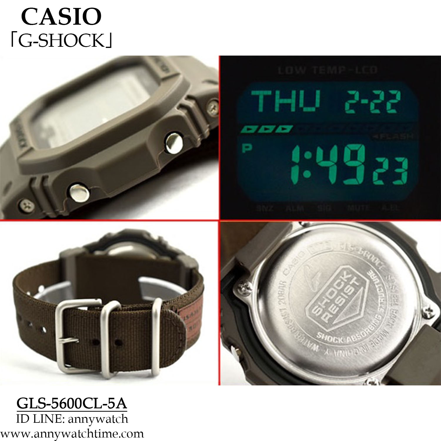 G-SHOCK GLS-5600CL-5