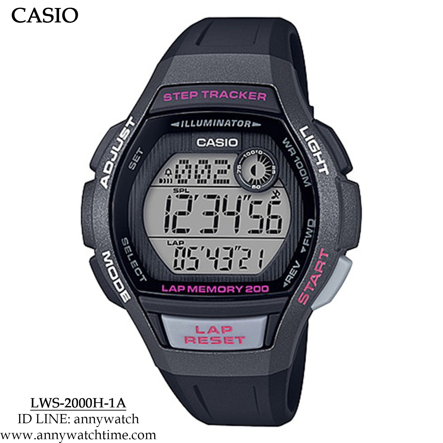 CASIO LWS-2000H-1A