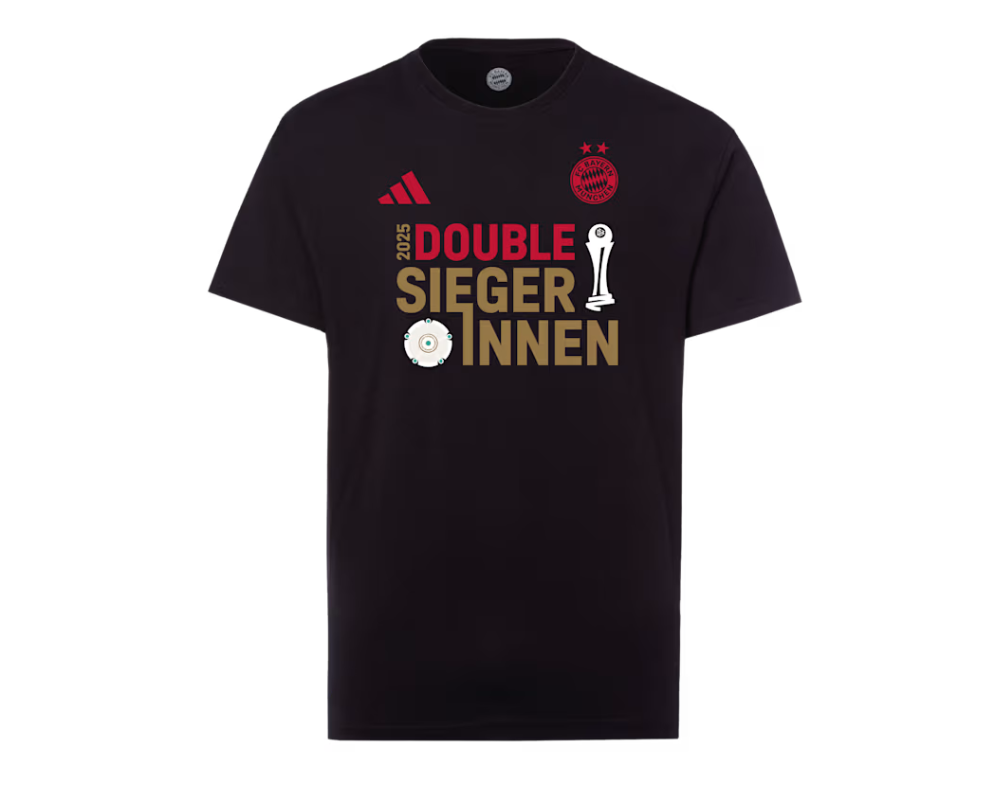 เสื้อทีเชิ้ตบาเยิร์น มิวนิค Double Siegerinnen 2025 ของแท้
