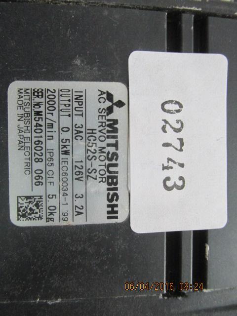 SERVO MOTOR “ MITSUBISHI ” รุ่น HC52S-SZ
