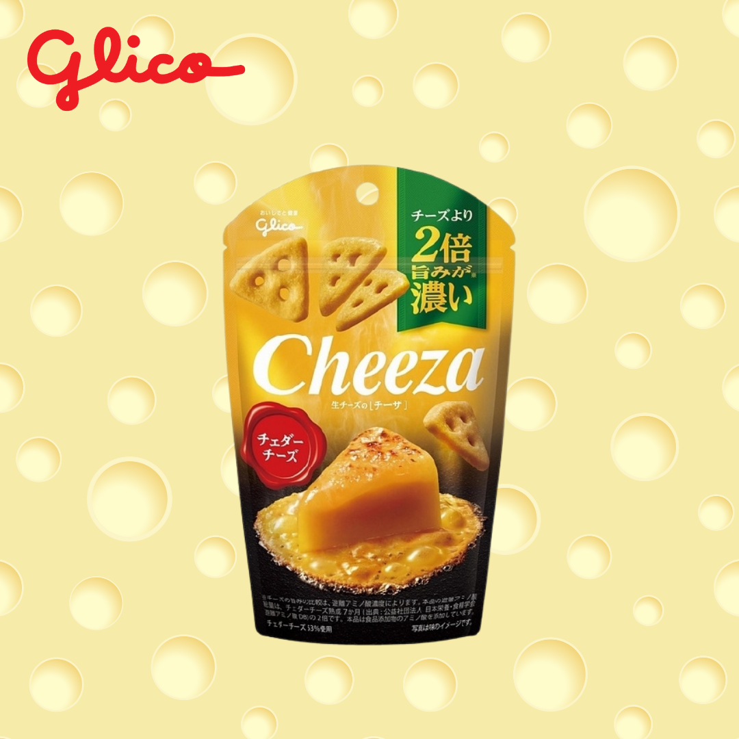 Glico cheeza กูลิโกะชีส snack ทานคู่กับเครื่องดื่ม 36 g.