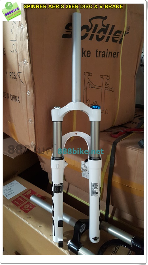 โช๊คลม Spinner Aeris 300 Plus 30mm 29er (30มม) Disc Only, MTB Suspension Front Fork (โช้คลม 29 คอตรง แกน9มม.)