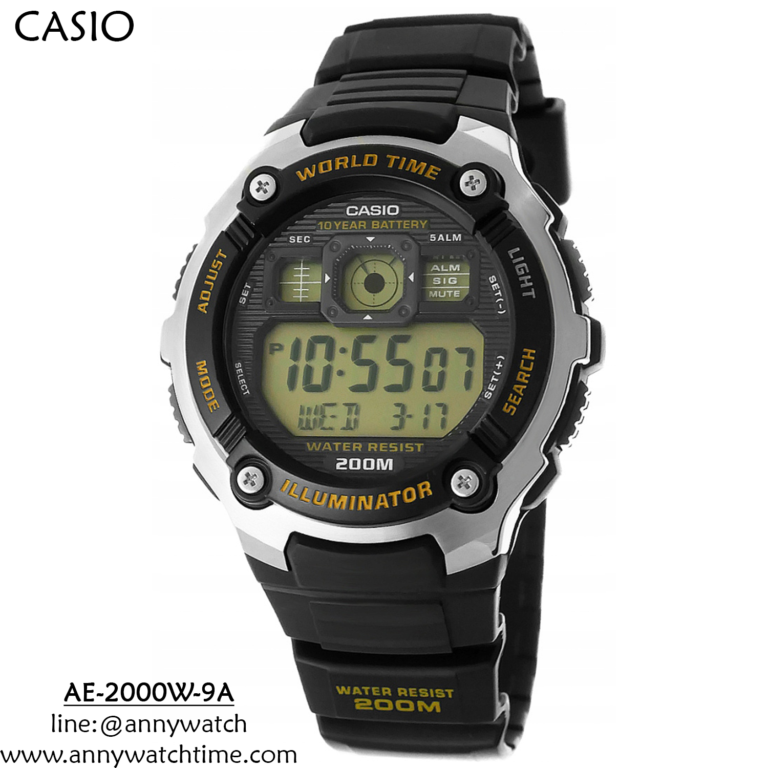 CASIO AE-2000W-9A