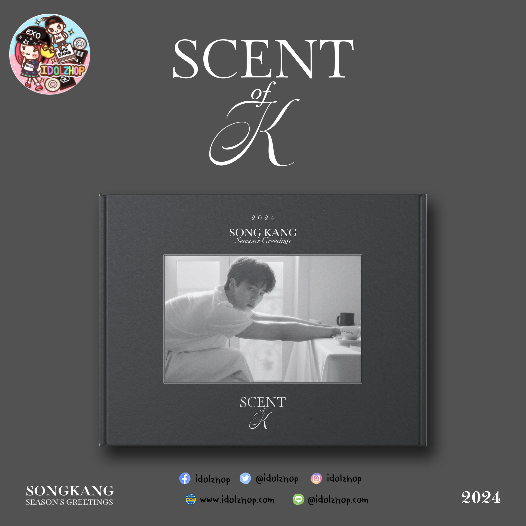 Pre. ซงคัง Song Kang - 2024 SEASON’S GREETINGS ‘SCENT of K’ รอบรีสตอค - รอนำเข้า 14- 25วัน