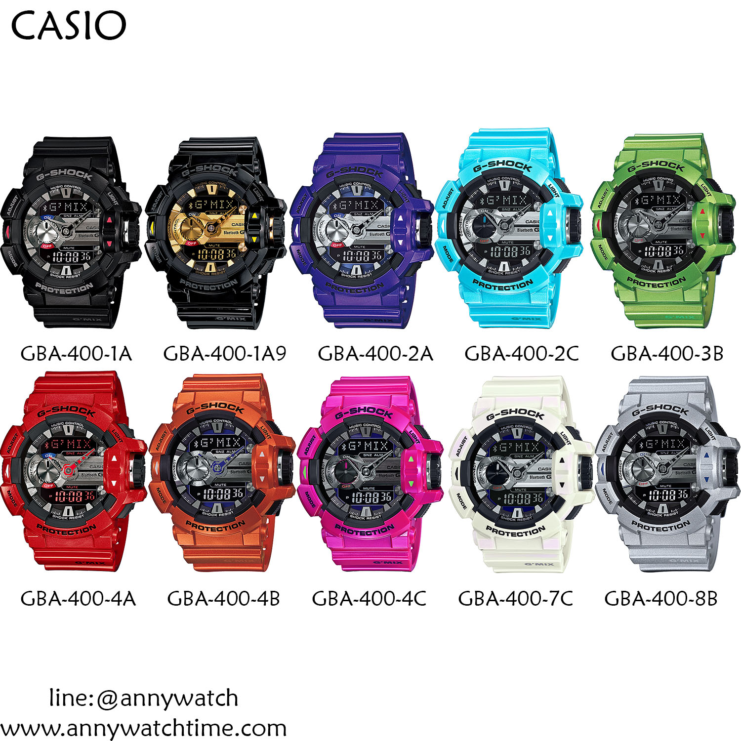 G-SHOCK GBA-400-8B