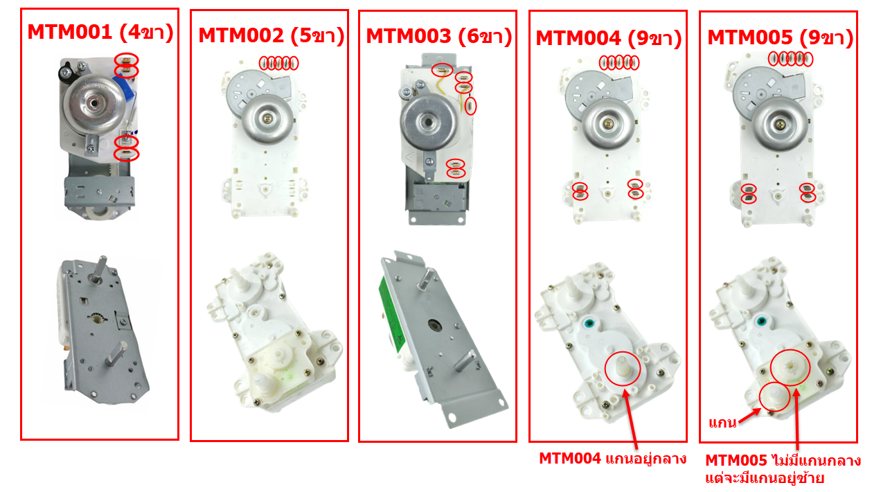ไทมเมอร์ ไมโครเวฟ ขั้ว9ขา #MTM004