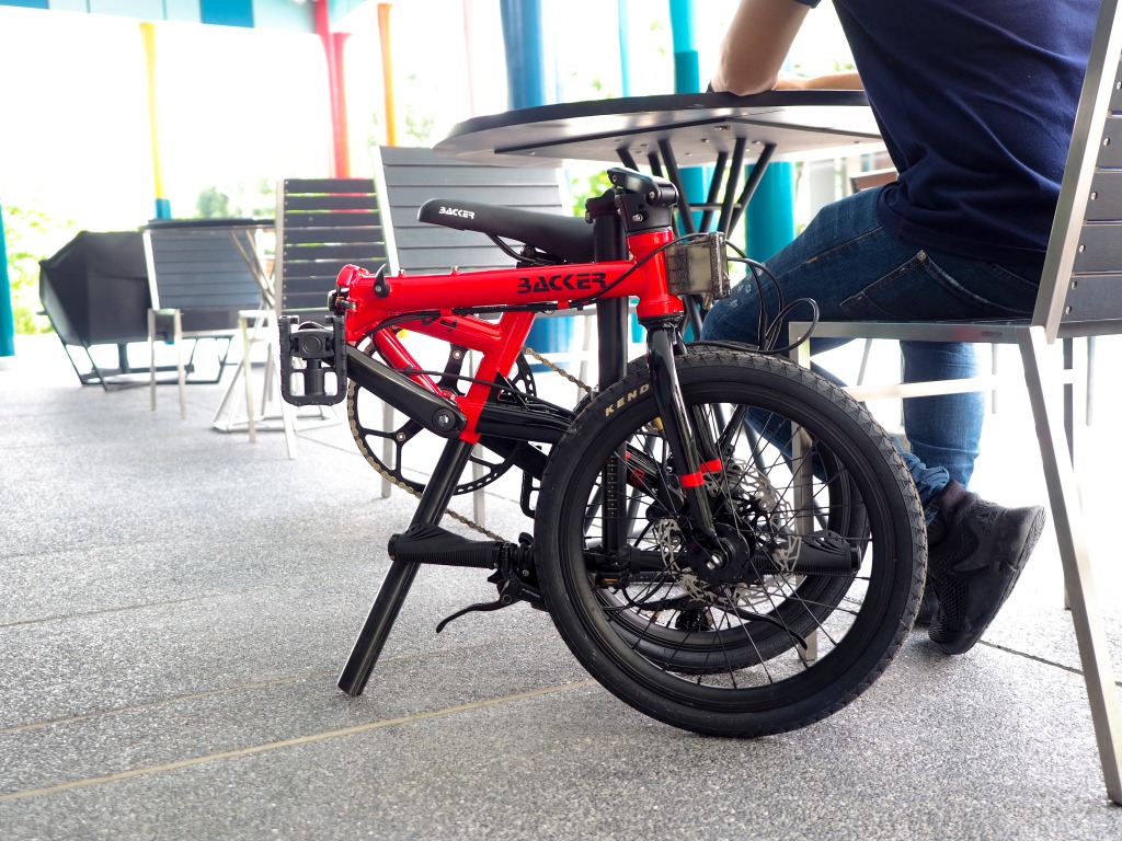 จักรยานพับ BACKER รุ่น V4 10 สปีด เฟรมโครโมลี่ ล้อ 16 นิ้ว (BACKER V4) 2021