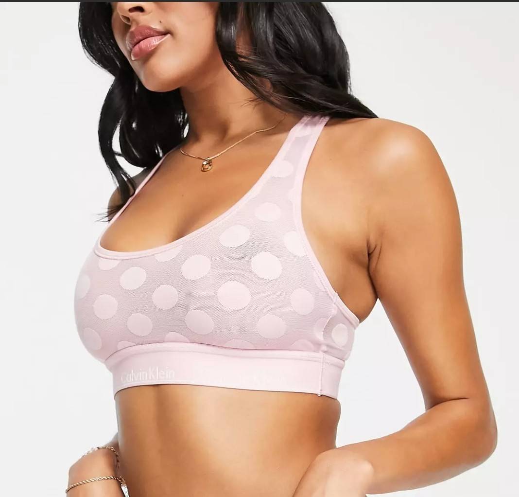 ชุดชั้นใน Calvin Klein รุ่น Unlined Modern Logo Bralette มีให้เลือก 3 สี ป้ายห้อย ของแท้ 100％