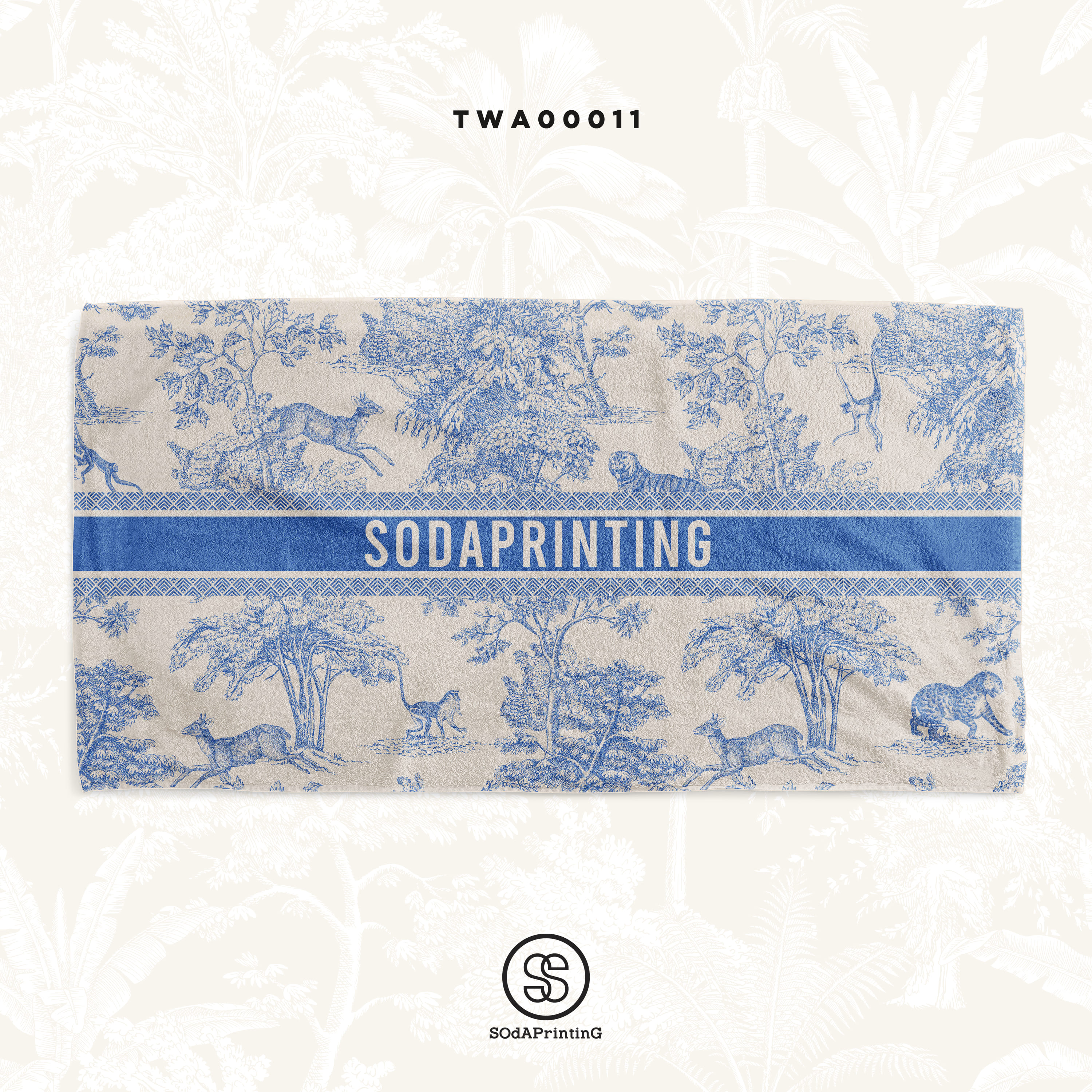 ผ้าเช็ดตัว FOREST รหัส TWA00011 #SOdAtowel #SodAhome #ผ้าขนหนู #ผ้าเช็ดตัว #towel #FOREST