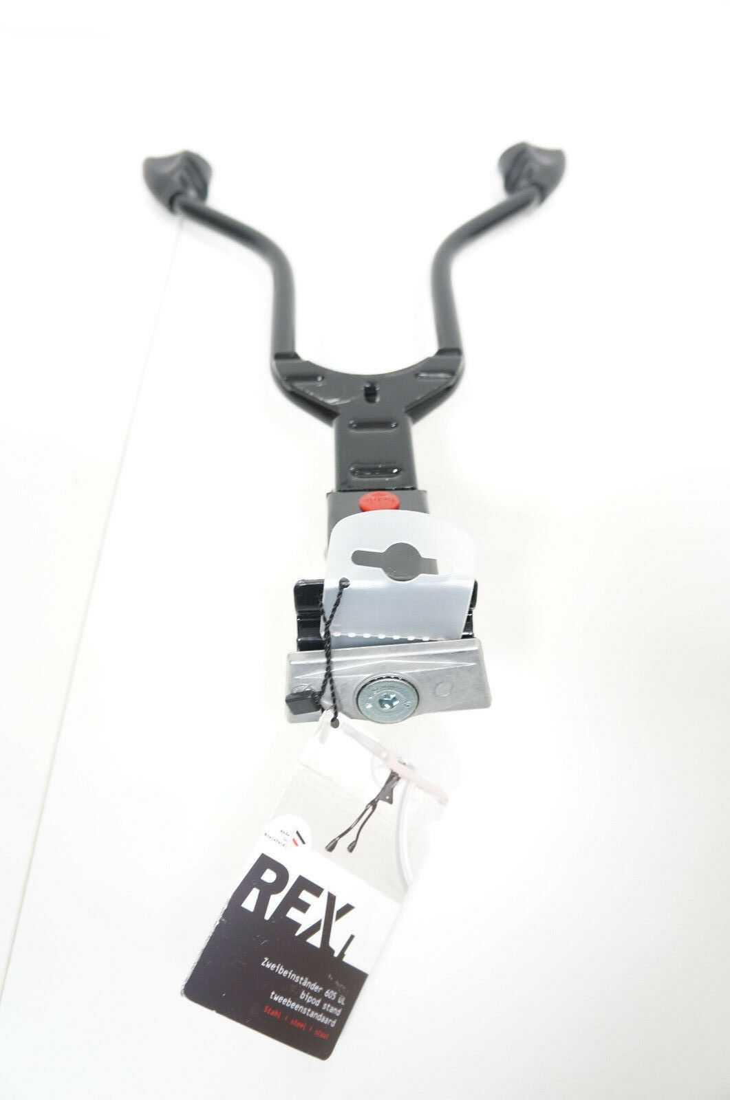 HEBIE ขาตั้งจับกลาง Bipod stand REX 605 รุ่นจับกลาง สีดำ รองรับจักรยานล้อ 24"-29"