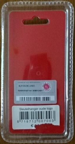 พวงกุญแจ ฟุตบอล สโมสรอาแจ็กซ์ อัมสเตอร์ดัม - ตราสโมสร AFC AJAX ใหม่ / AJAX AMSTERDAM Football Club Key Ring - AFC AJAX Logo NEW