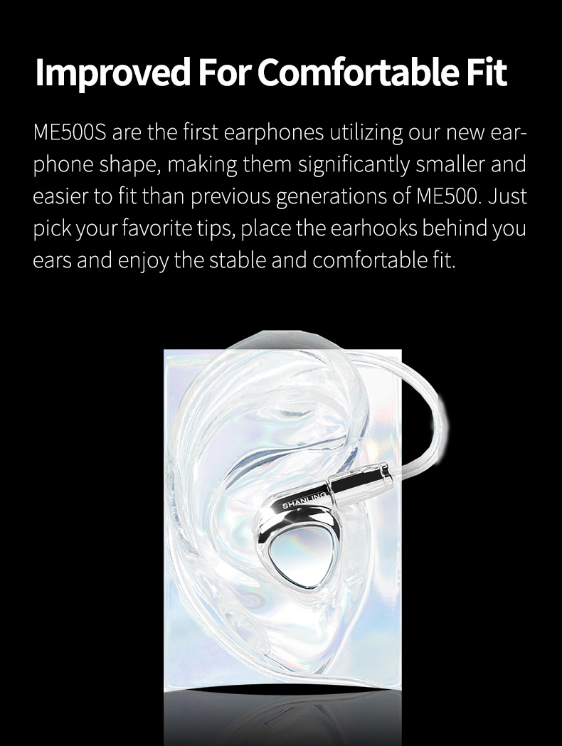 ขาย Shanling ME500S หูฟัง Hybrid 3 ไดรเวอร์ 2BA+1DD ประกันศูนย์ไทย