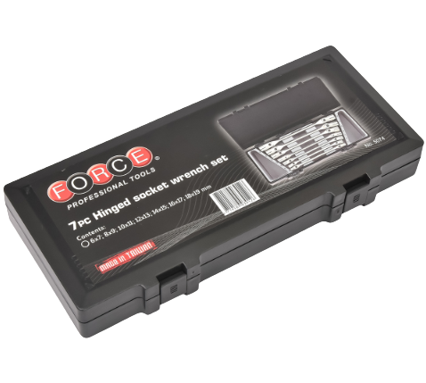 ชุดประแจ บ๊อกซ์ (7ชิ้น) ฟอร์ซ (FORCE) Pn.5074