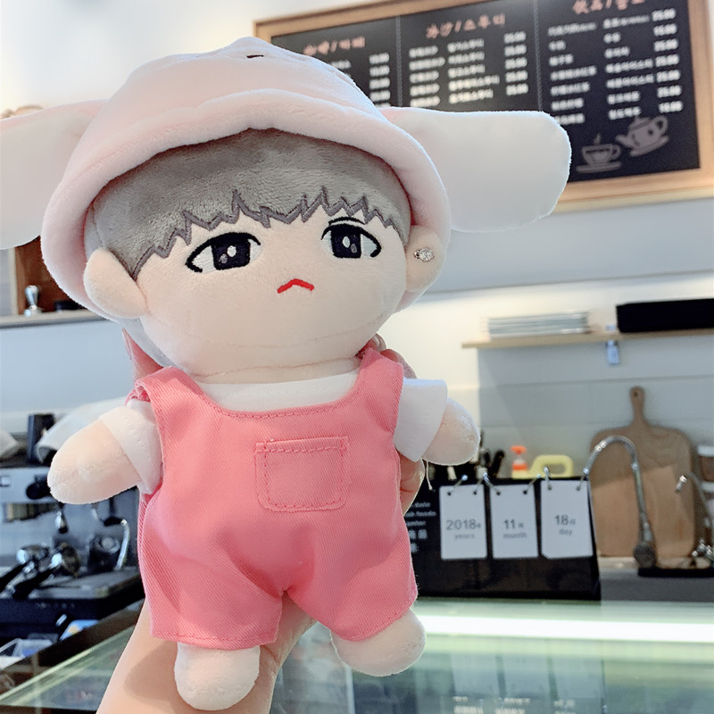 ชุดตุ๊กตา ชุดกระต่ายชมพูหูยาว (ขนาด 20 cm.)