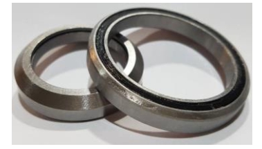 ตลับลูกปืนถ้วยคอ TOKEN TK418A Bearing, ขนาด 8-30-41.8 45'
