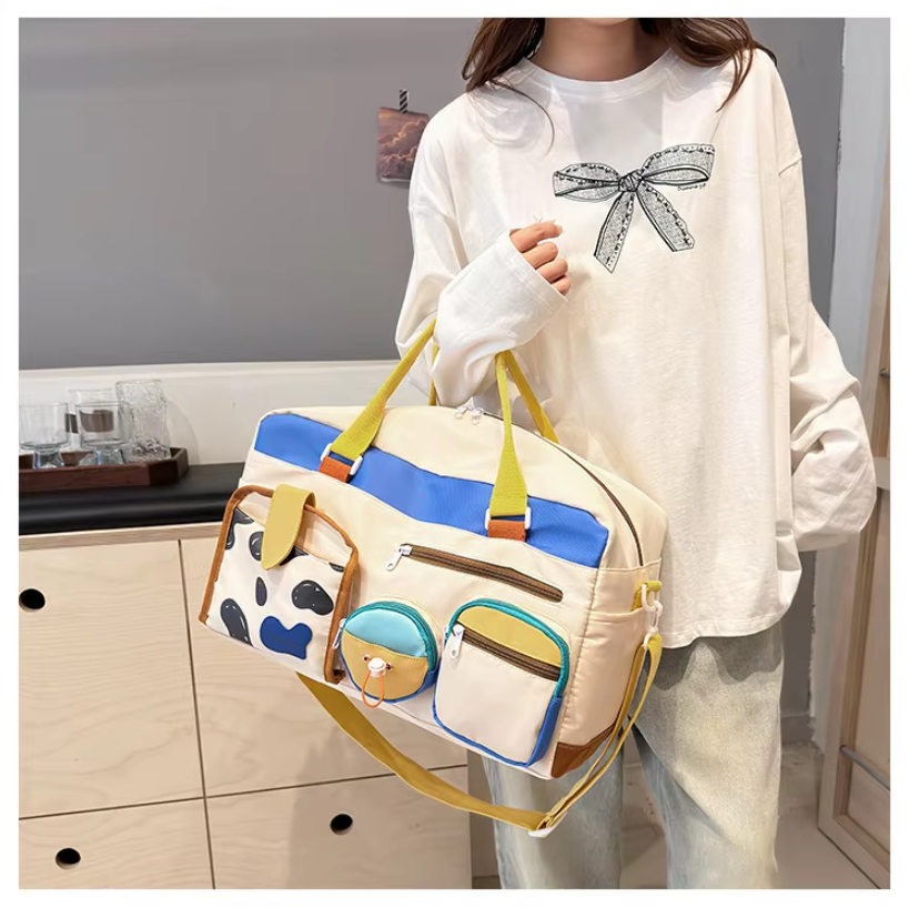 กระเป๋าเดินทางแบบหิ้วพร้อมสายสะพายข้าง รุ่น A-9919 ขนาด ก.47*ส.27*ก้น 22 ซม.