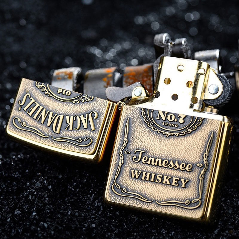 ไฟแช็ค Zippo แท้ Zippo 254BJD Jack daniel's Emblem USA Import แท้นำเข้า 100%