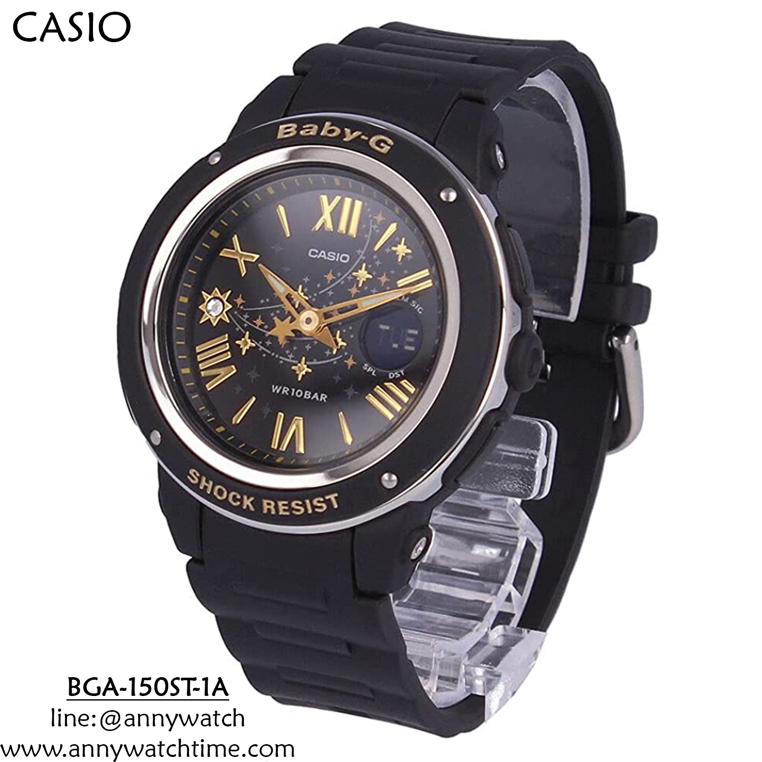 BABY-G BGA-150ST-1A - จำหน่ายนาฬิกาของแท้ 100% อะไหล่นาฬิกา ชุด