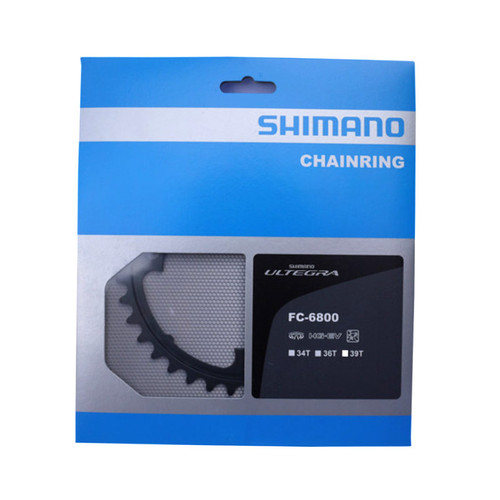 เฉพาะใบจาน ULTEGRA, FC-6800, สีดำ, 39T มี 4 รู, 110 BCD