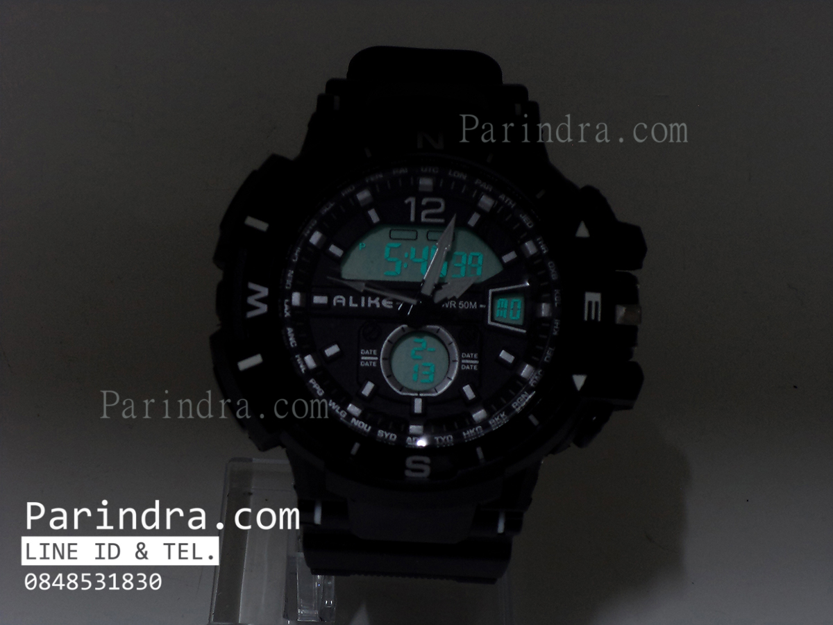นาฬิกาข้อมือ ALIKE Sport Watch รุ่น AK14109 สีดำพิมขาว