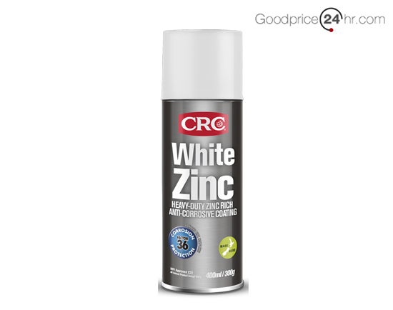c-202. สีสเปรย์ซิงค์ สีขาว คุณภาพสูง CRC WHITE ZINC 300 g