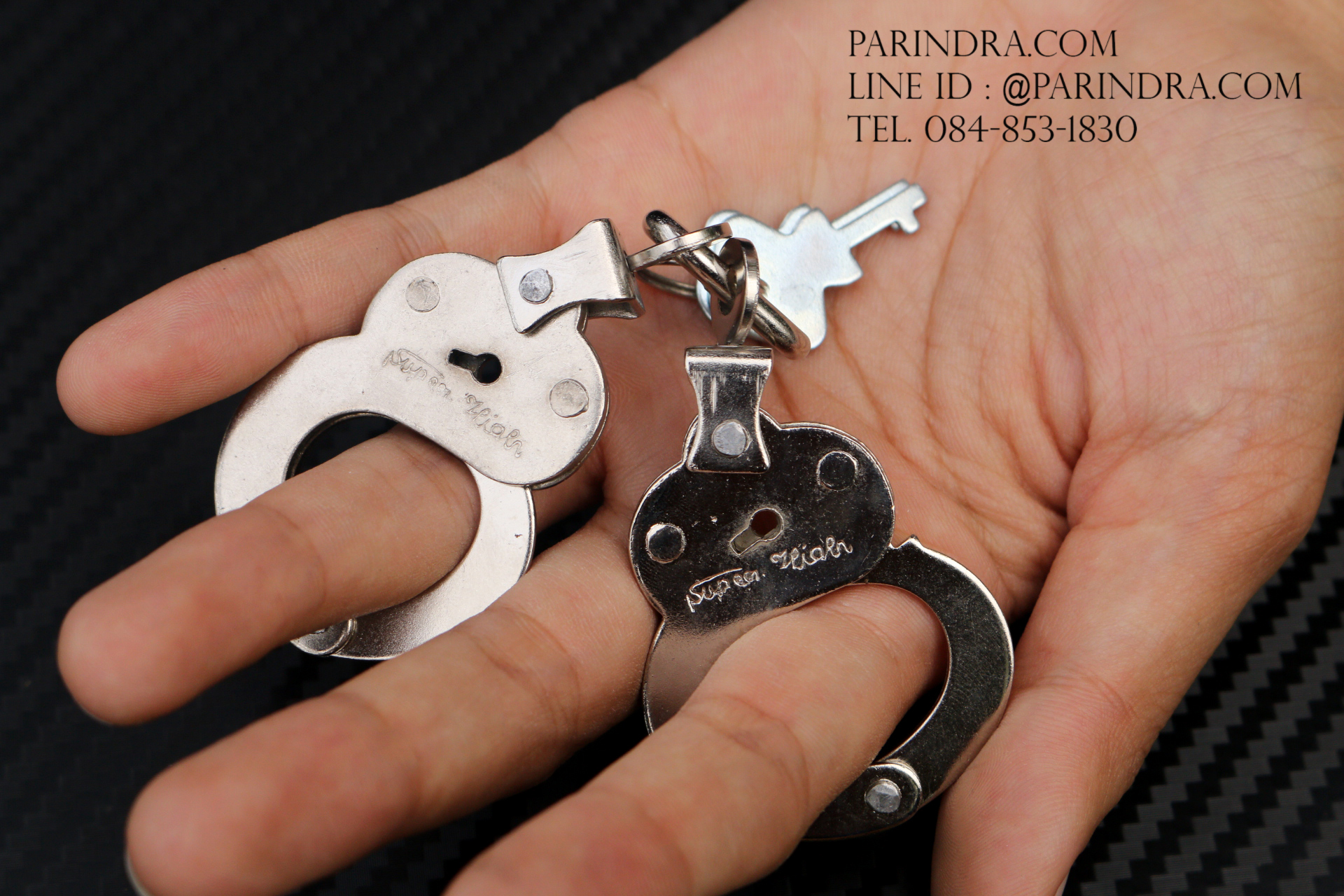 กุญแจนิ้ว ล๊อคนิ้วเท้า อย่างดี ทนทาน พร้อมซองหนังพกพา