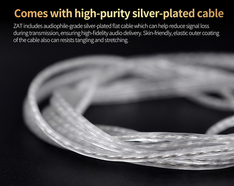 KZ ZAT หูฟัง 9 ไดรเวอร์ 8BA+1DD ปรับฟิลเตอร์เสียงได้ ประกันศูนย์ไทย