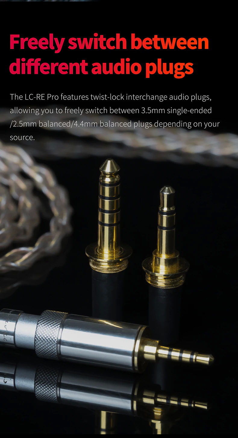 ขาย FiiO LC-RE PRO สายอัพเกรดหูฟังถักผสม ทอง, เงิน, ทองแดง ระดับเรือธง