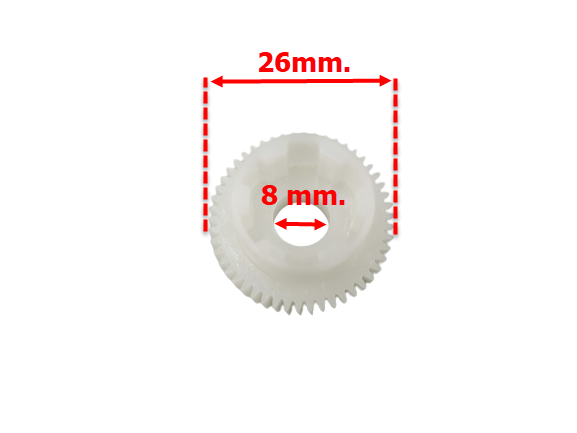 #FE14 เฟืองถ้วย-เฟืองส่ายพัดลม(สวมแกน)ทั่วไป(รู8มิล)