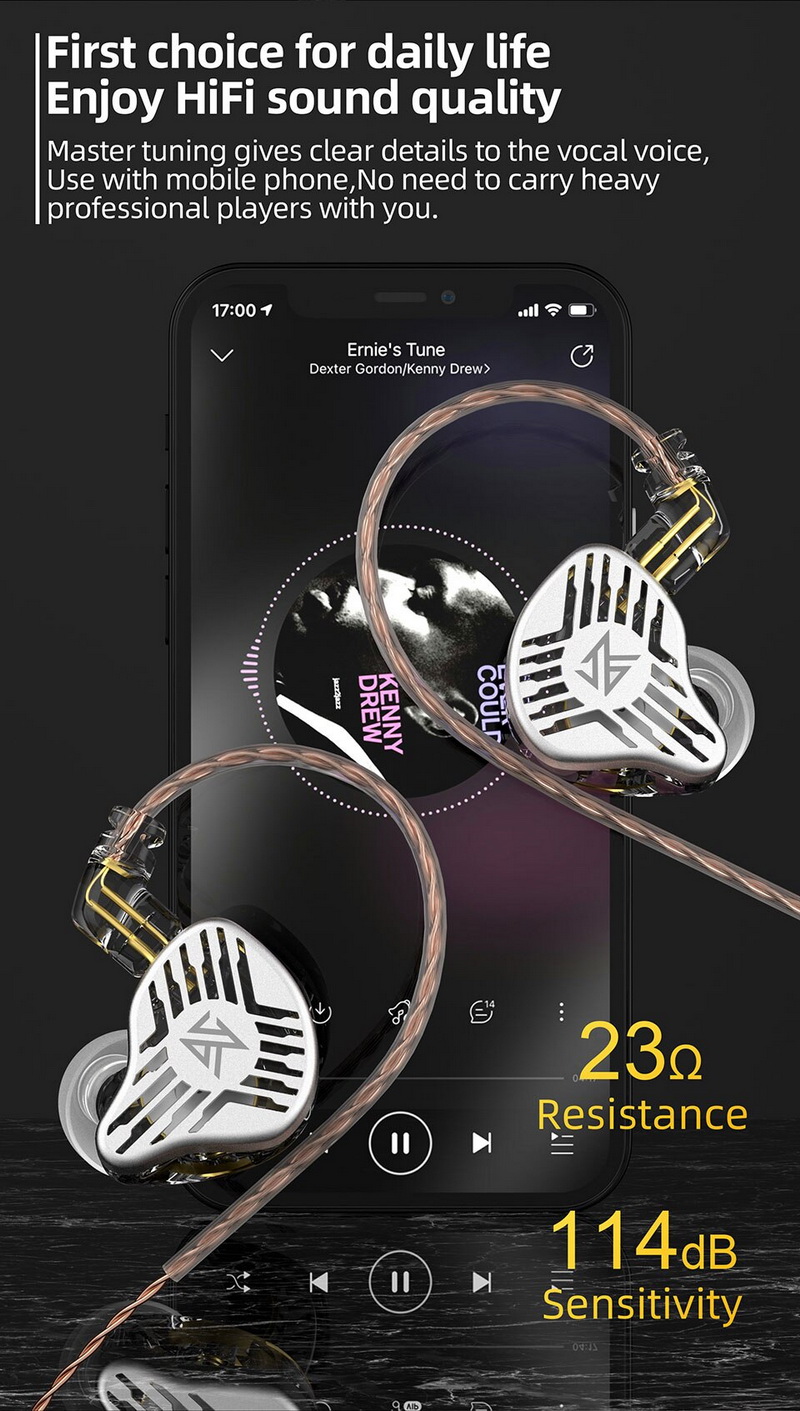 ขาย KZ EDS หูฟัง IEMs ไดรเวอร์ Dynamic ระดับมืออาชีพ ประกันศูนย์ไทย