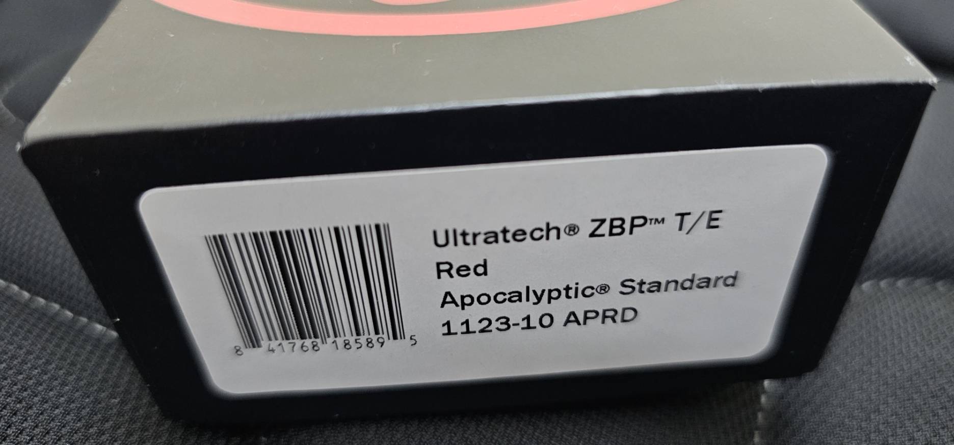 Microtech Ultratech Gen III ZBP T/E Red Handle Apocalyptic Standard